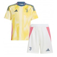 Juventus Francisco Conceicao #7 Fußballbekleidung Auswärtstrikot Kinder 2024-25 Kurzarm (+ kurze hosen)